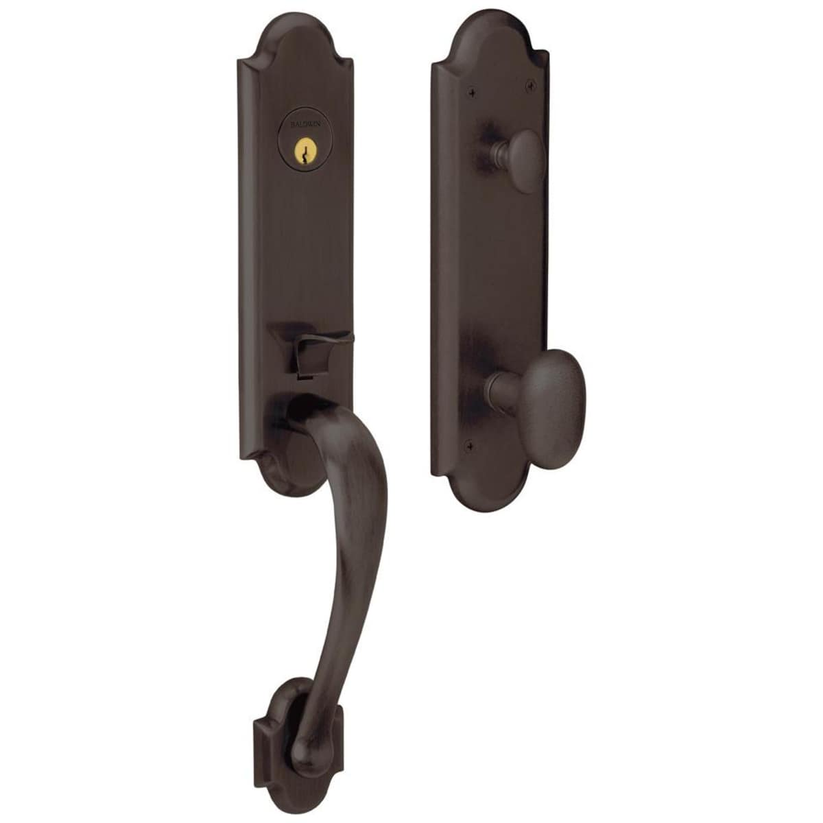 Estate 85354 Boulder Handleset – Entry – Venetian Bronze – Right Hand
