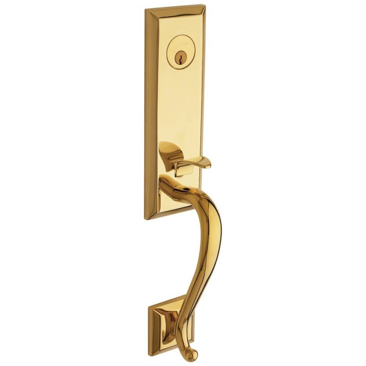 Estate 85355 Stonegate Handleset – Dummy – Lifetime Polished Brass – Right Hand