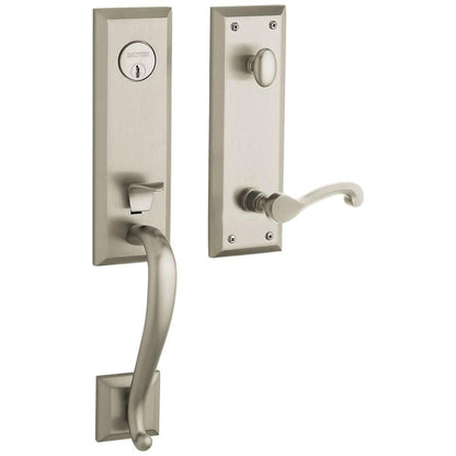 Estate 85355 Stonegate Handleset – Dummy – Lifetime Satin Nickel – Right Hand
