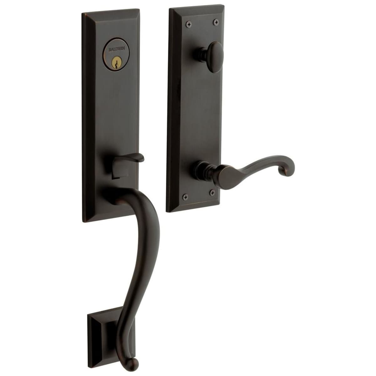 Estate 85355 Stonegate Handleset – Entry – Oil Rubbed Bronze – Right Hand