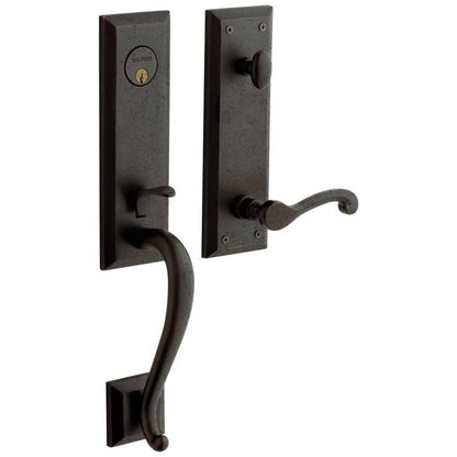 Estate 85355 Stonegate Handleset – Entry – Distressed Oil Rubbed Bronze – Right Hand