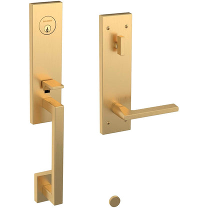 Estate 85391 Minneapolis Handleset – Dummy – Lifetime Satin Brass – Right Hand