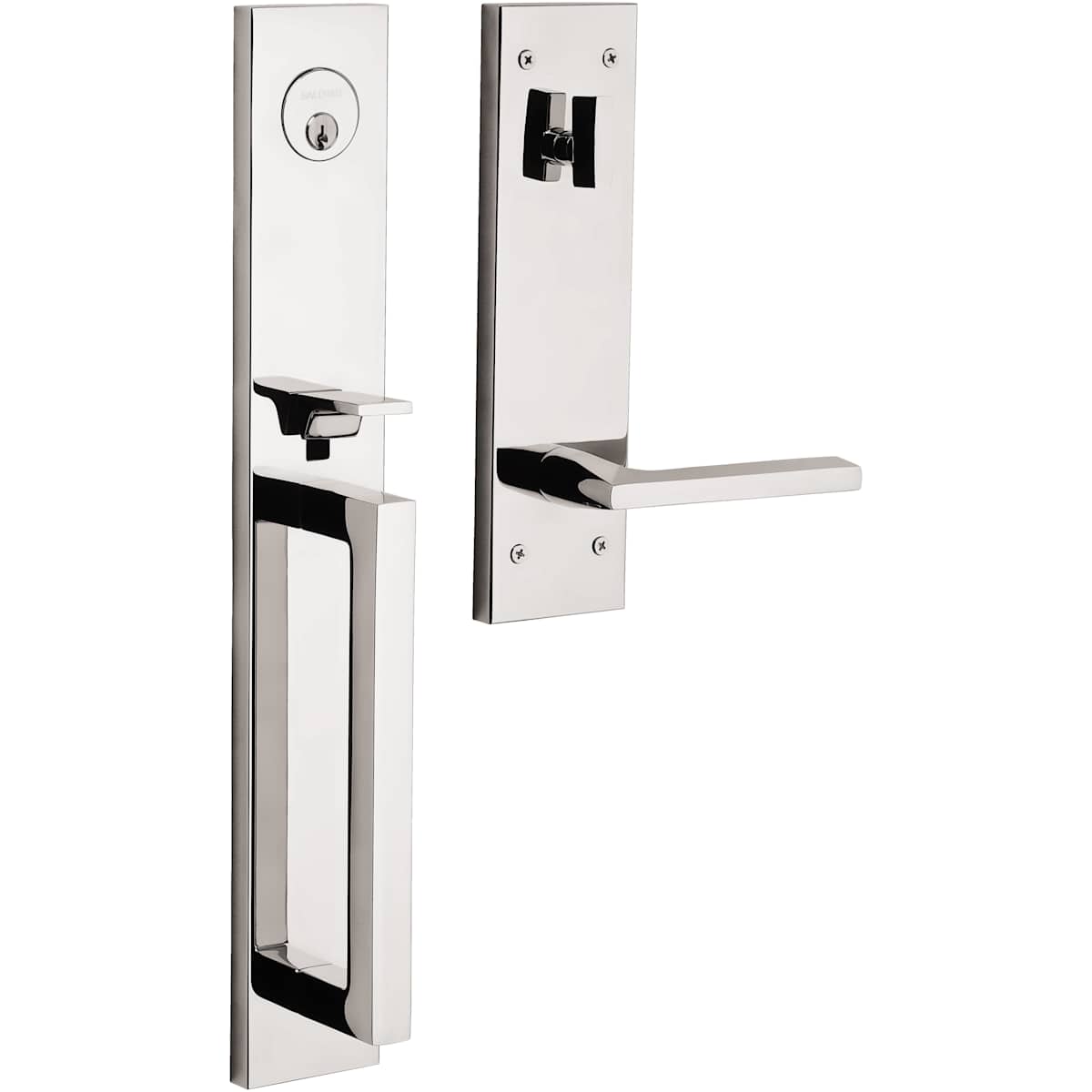 Estate 85392 Minneapolis Handleset – Entry – Lifetime Polished Nickel – Right Hand