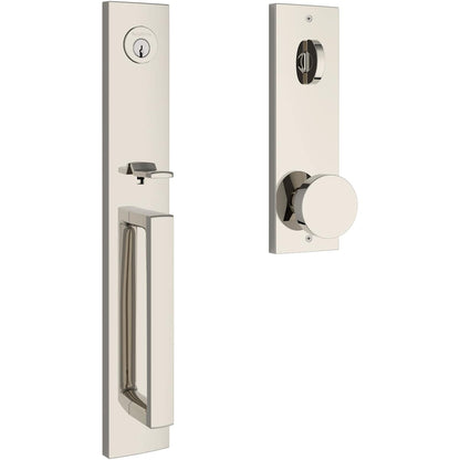 Estate Santa Cruz Emergency Egress Handleset – Entry – Lifetime Polished Nickel