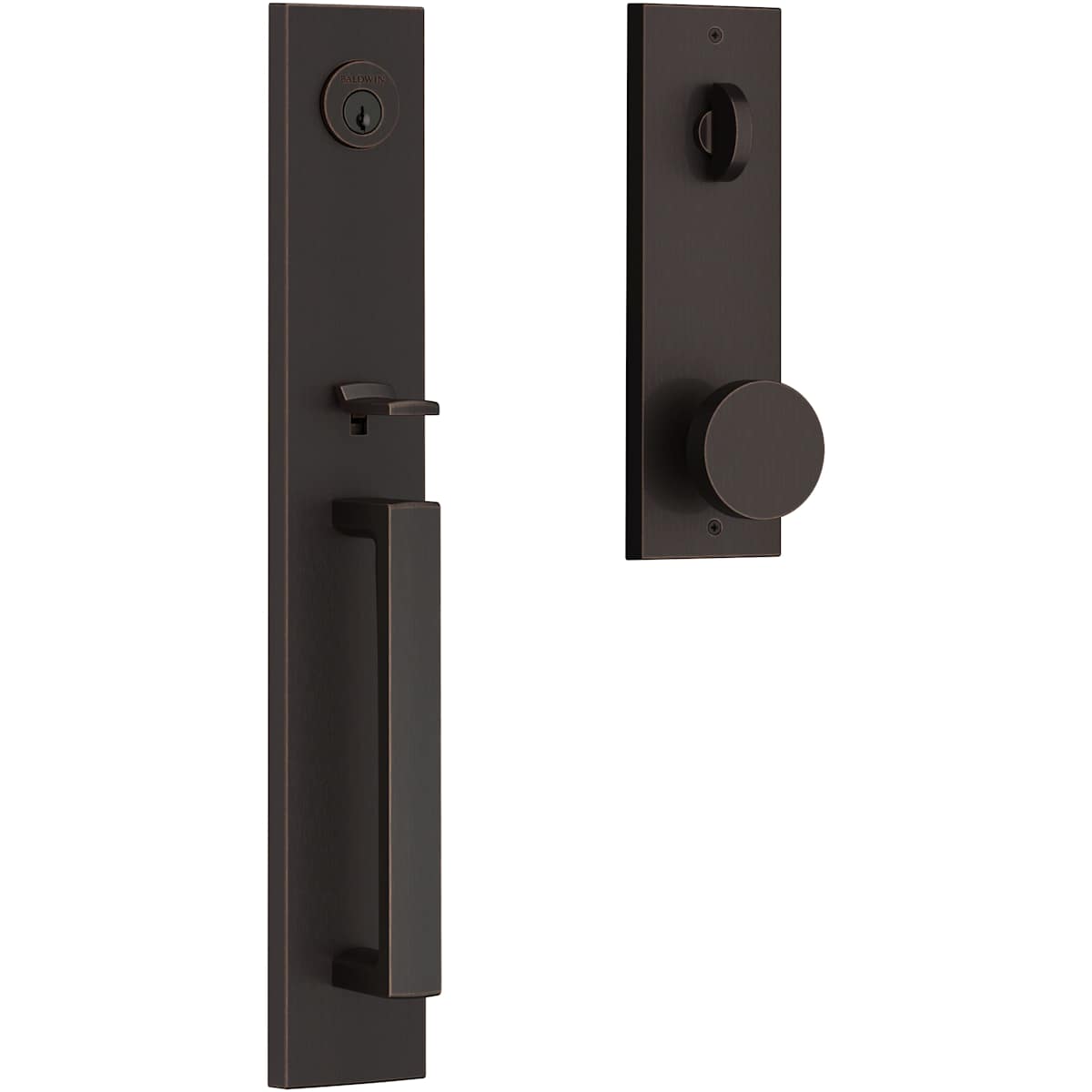 Estate Santa Cruz Emergency Egress Handleset – Entry – Venetian Bronze