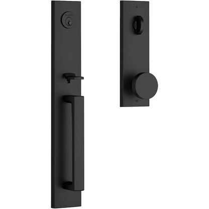Estate Santa Cruz Emergency Egress Handleset – Entry – Satin Black