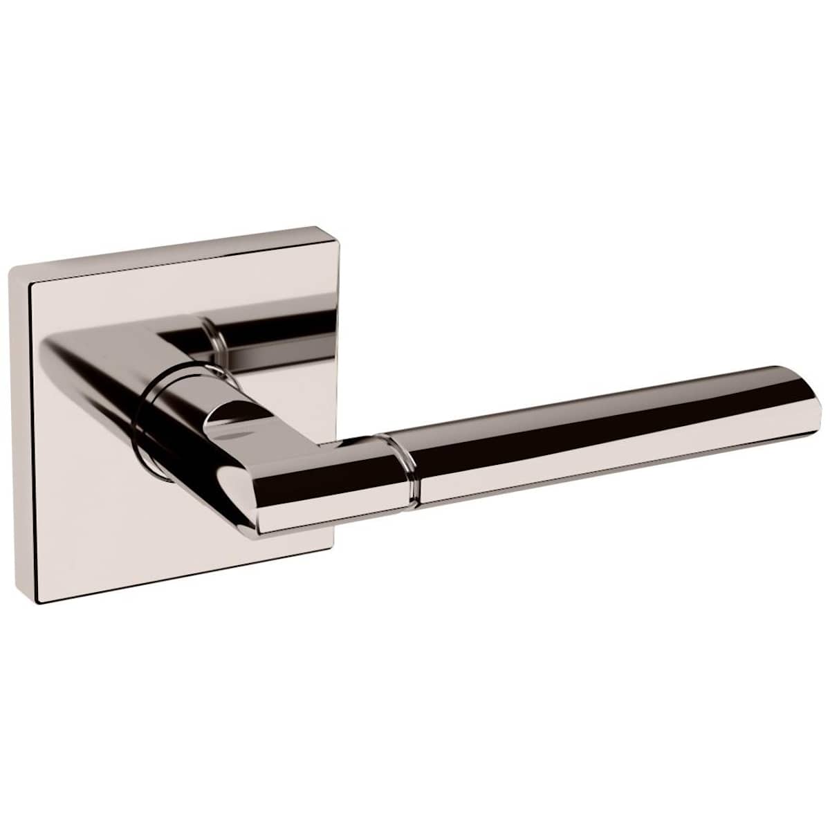 Estate L021 Passage Door Lever Set with R017 Rose – Lifetime Polished Nickel