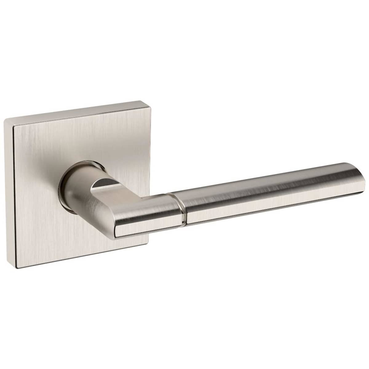 Estate L021 Passage Door Lever Set with R017 Rose – Lifetime Satin Nickel