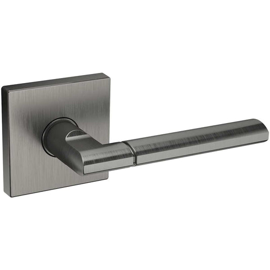 Estate L021 Passage Door Lever Set with R017 Rose – Lifetime Graphite Nickel