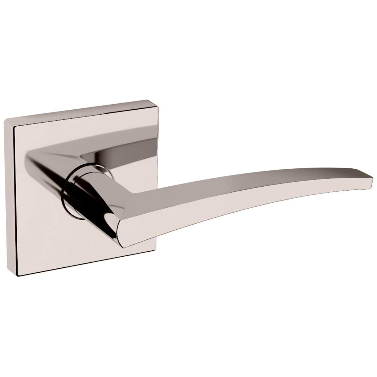 Estate L022 Passage Door Lever Set with R017 Rose – Lifetime Polished Nickel