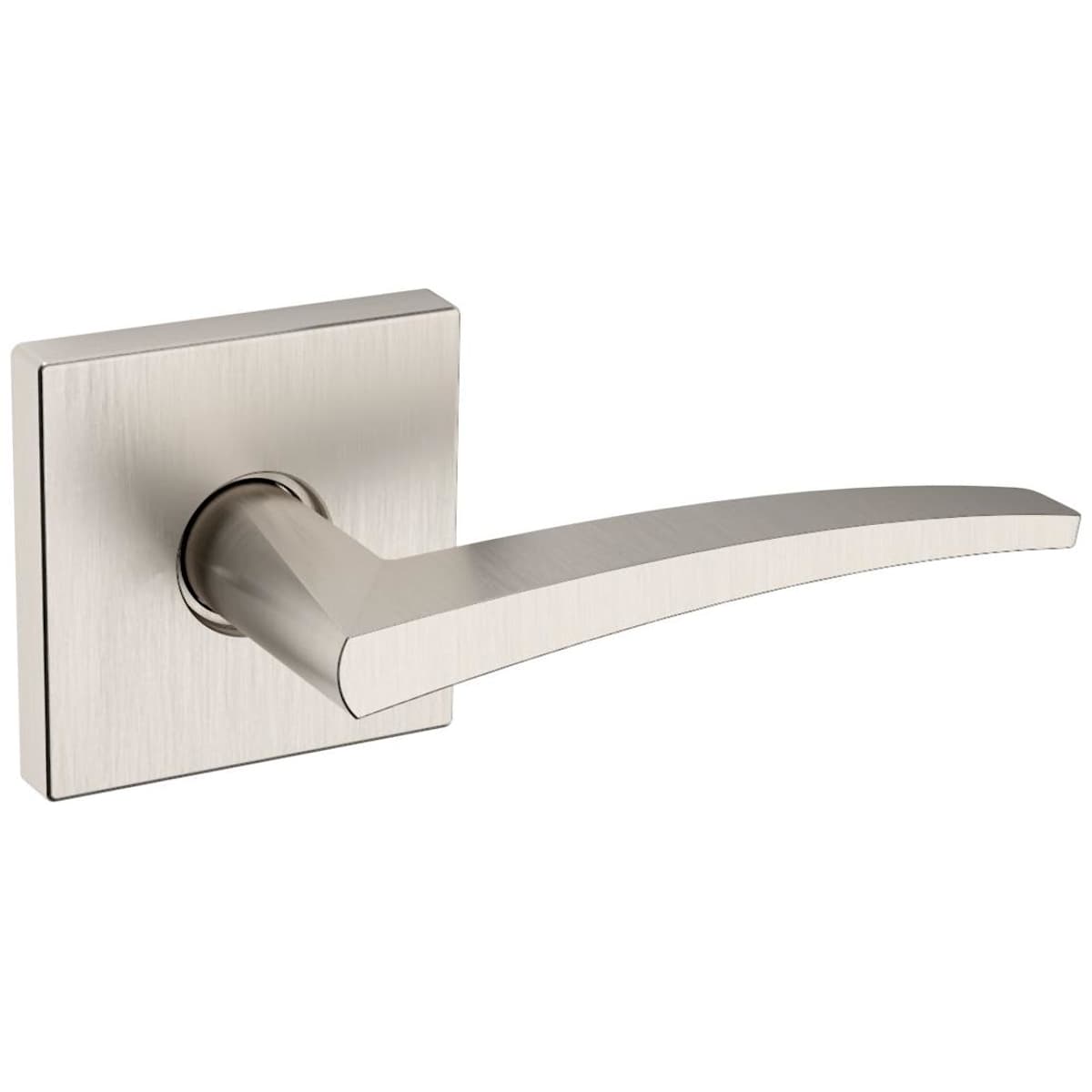 Estate L022 Passage Door Lever Set with R017 Rose – Lifetime Satin Nickel