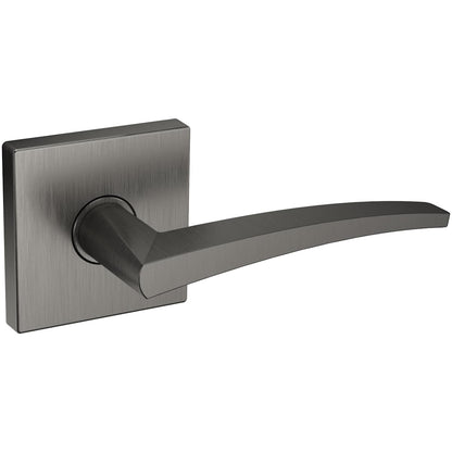 Estate L022 Passage Door Lever Set with R017 Rose – Lifetime Graphite Nickel