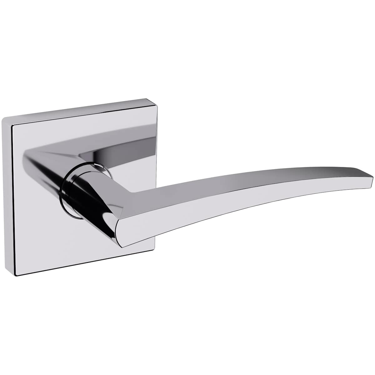 Estate L022 Passage Door Lever Set with R017 Rose – Polished Chrome