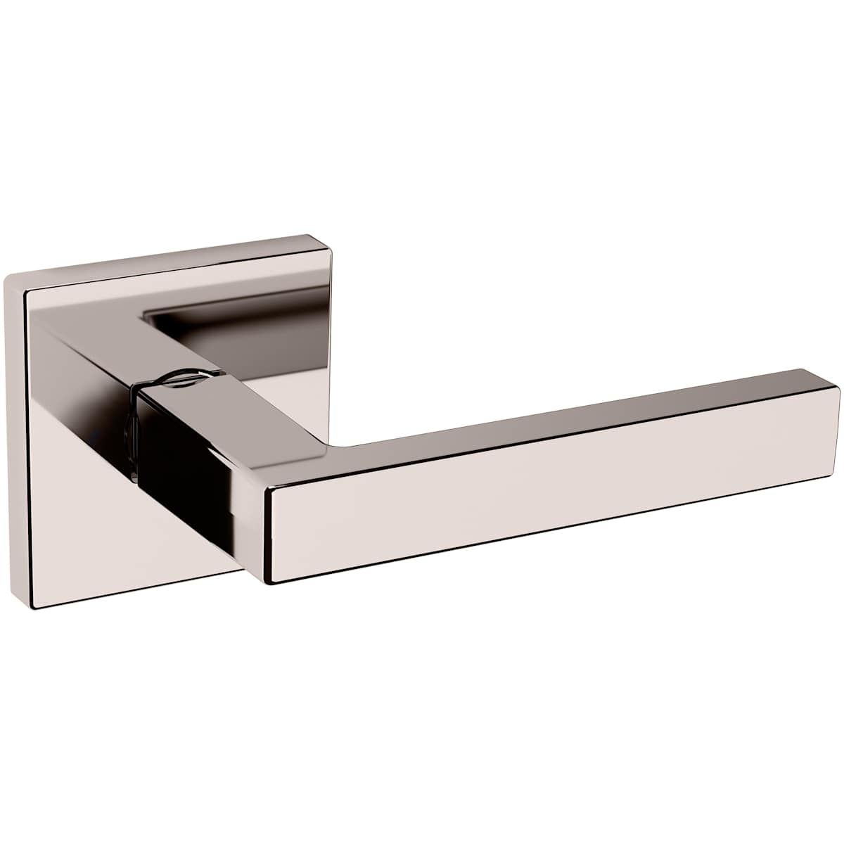 Estate L023 Passage Door Lever Set with R017 Rose – Lifetime Polished Nickel