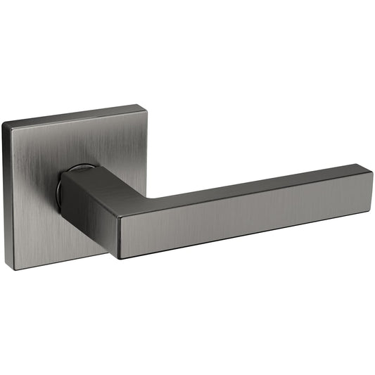 Estate L023 Passage Door Lever Set with R017 Rose – Lifetime Graphite Nickel