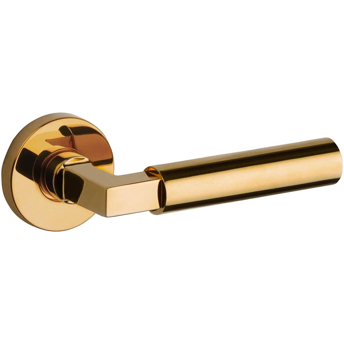 Estate L029 Gramercy Left Handed Single Lever Without Rosette – Non-Lacquered Brass