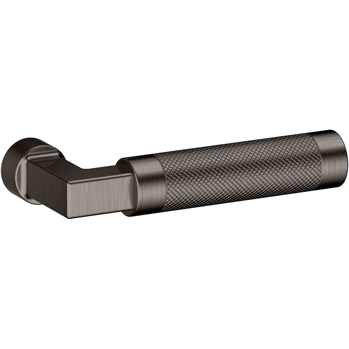 Estate L030 Gramercy Knurled Right Handed Single Door Lever without Rosette – Lifetime Graphite Nickel