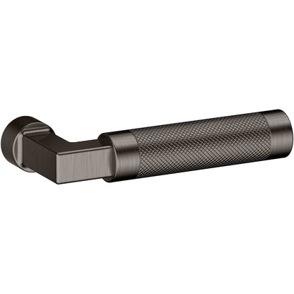 Estate L030 Gramercy Knurled Right Handed Single Door Lever without Rosette – Lifetime Graphite Nickel