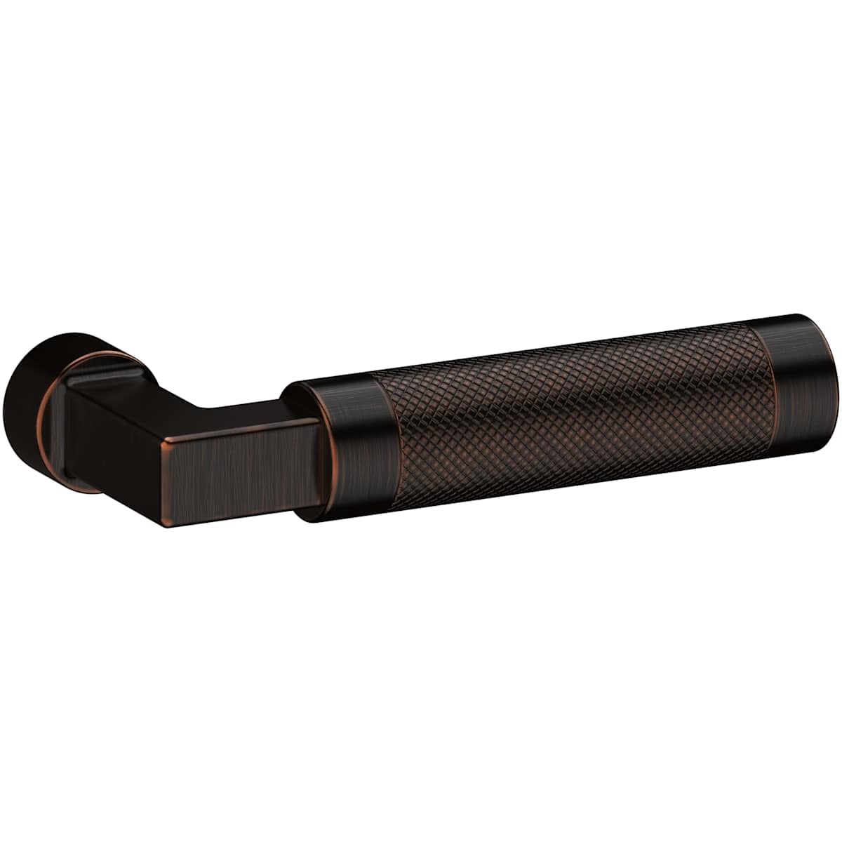 Estate L030 Gramercy Knurled Right Handed Single Door Lever without Rosette – Venetian Bronze