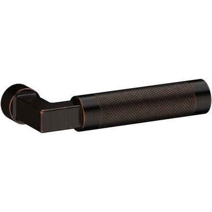 Estate L030 Gramercy Knurled Right Handed Single Door Lever without Rosette – Venetian Bronze