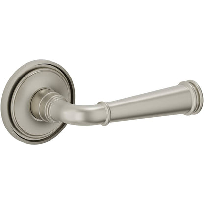 Estate L033 Briarcrest Passage Door Lever Set with 5070 Rose – Lifetime Satin Nickel