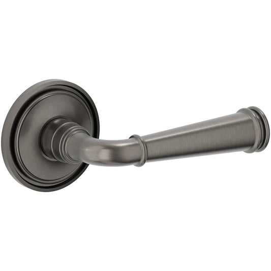Estate L033 Briarcrest Passage Door Lever Set with 5070 Rose – Lifetime Graphite Nickel