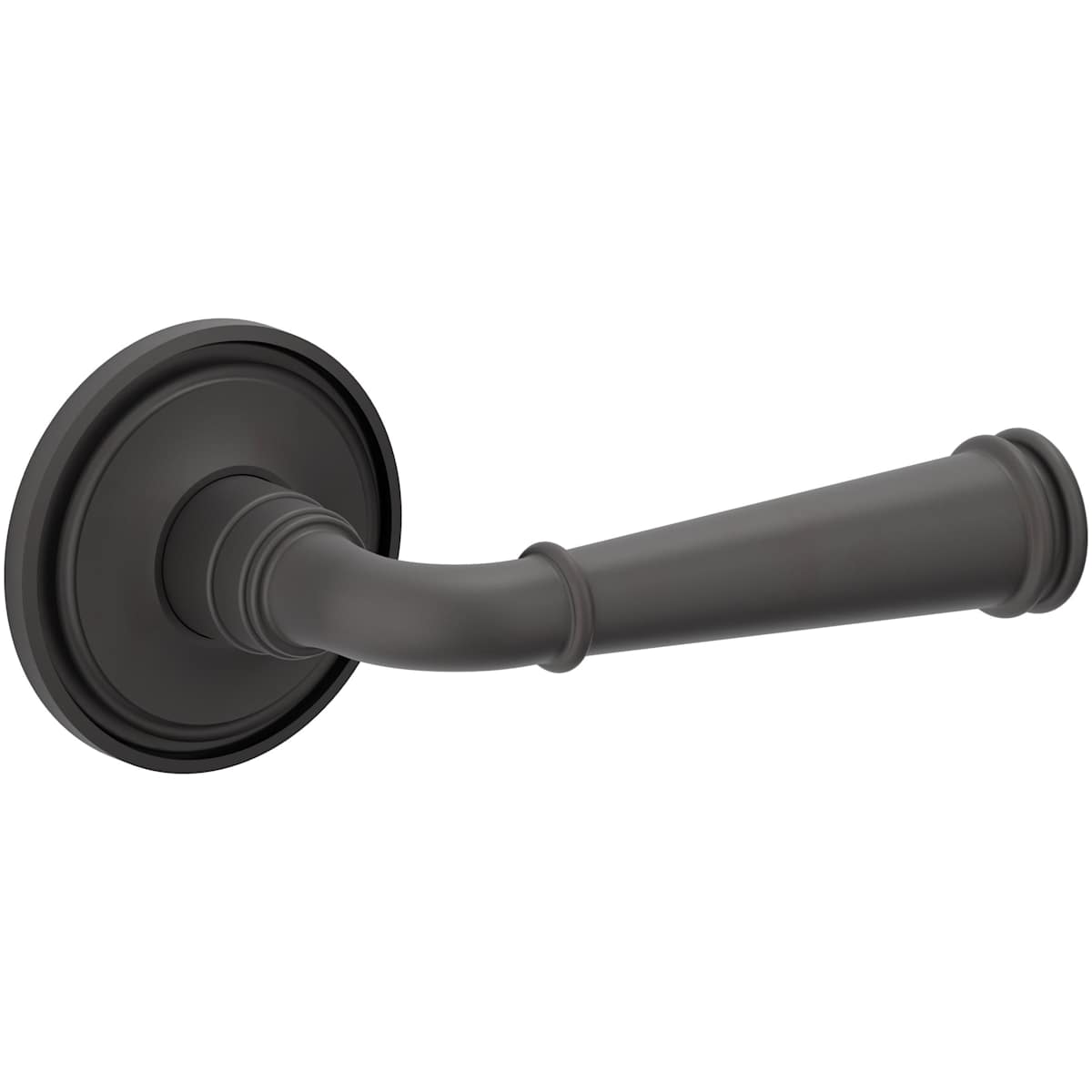 Estate L033 Briarcrest Passage Door Lever Set with 5070 Rose – Oil-Rubbed Bronze