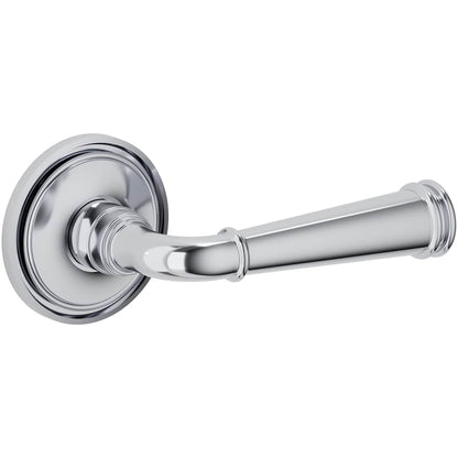 Estate L033 Briarcrest Passage Door Lever Set with 5070 Rose – Polished Chrome