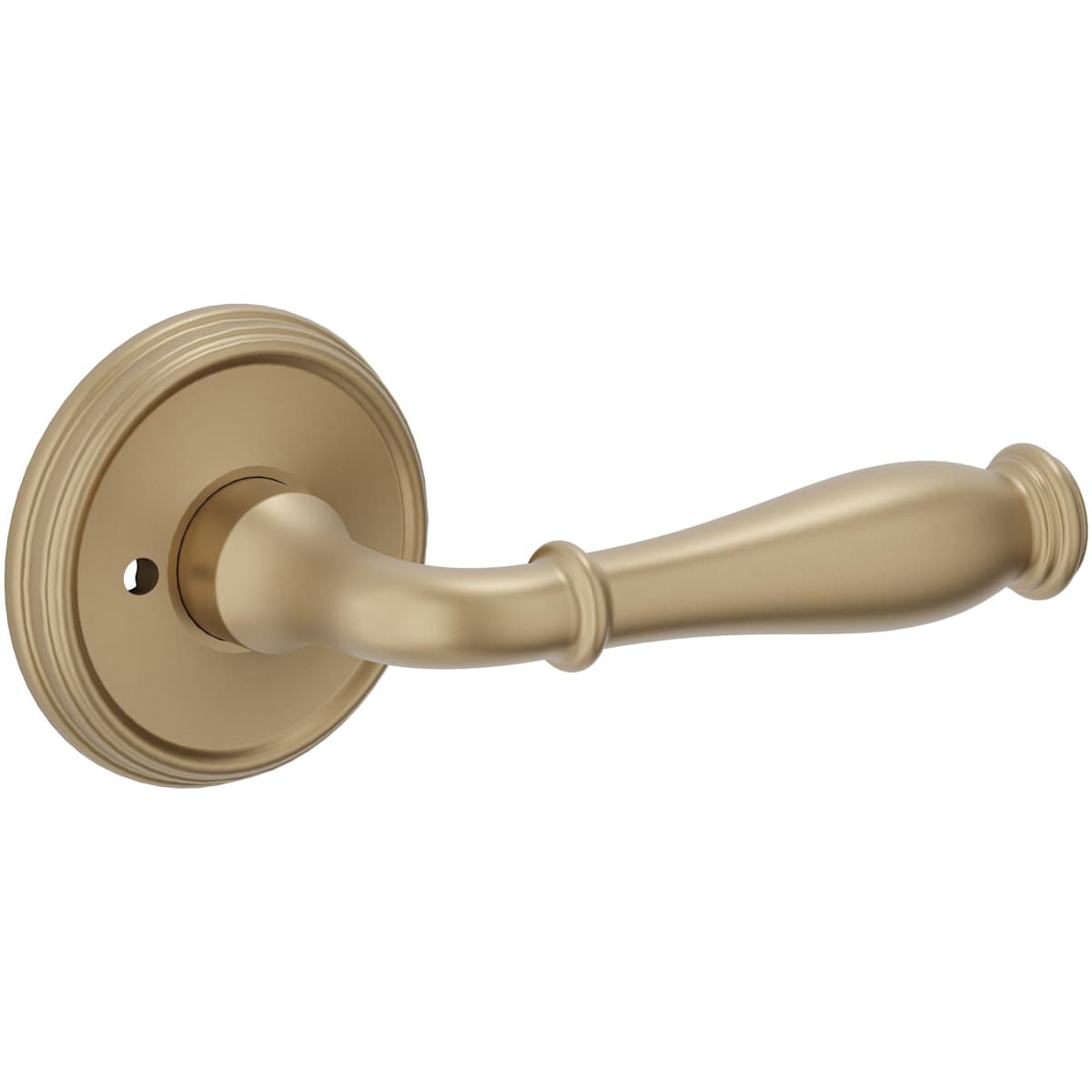 Estate L034 Nashville Privacy Door Lever Set with 5134 Rose – Vintage Brass