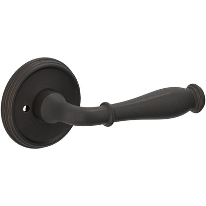 Estate L034 Nashville Privacy Door Lever Set with 5134 Rose – Venetian Bronze