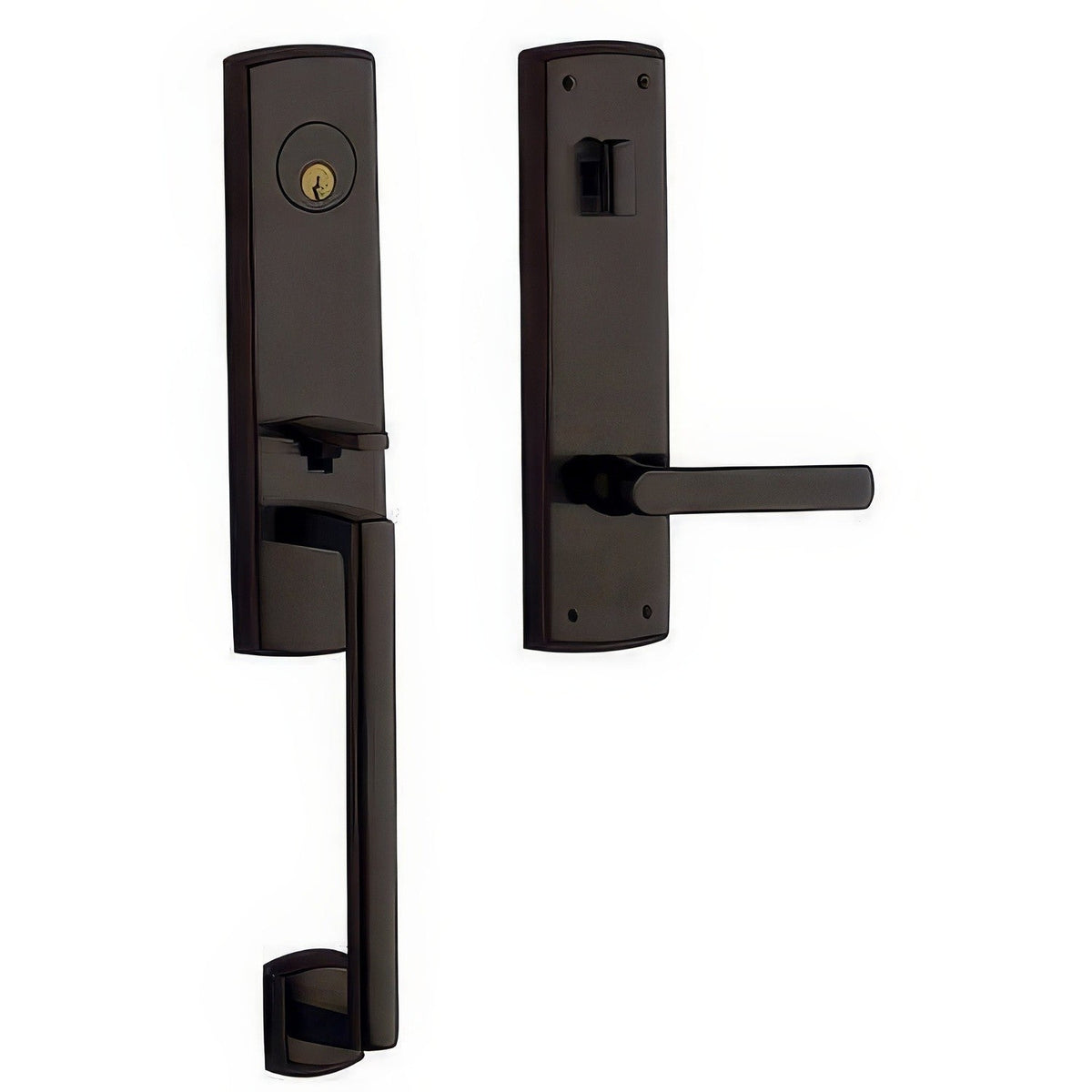 Soho 3/4-Escutcheon Baldwin mortise door lock in Oil Rubbed Bronze