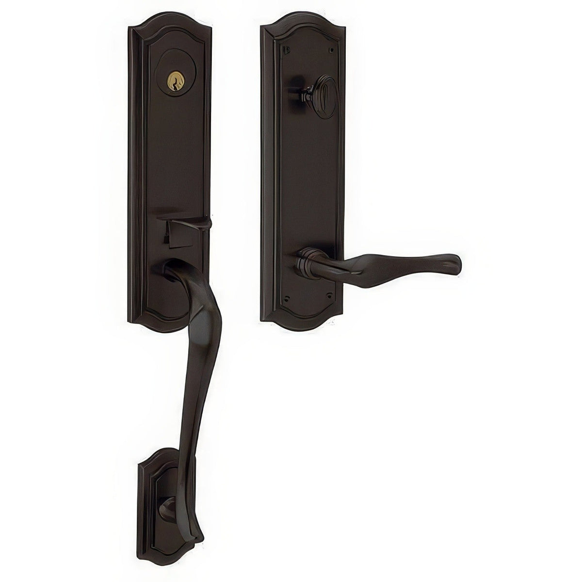 Bethpage Baldwin mortise door lock in Oil Rubbed Bronze