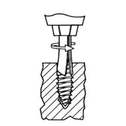 Broken Screw Removal Tool - 5/32" — #6 Shank / #8 Threads