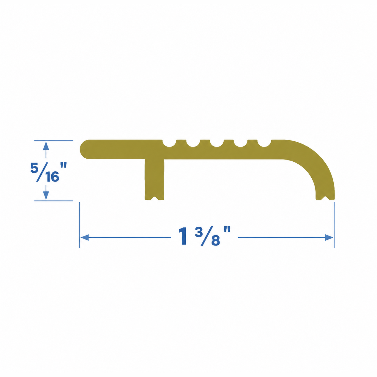 Bronze Threshold Kit A - 37″; Custom cut to exact length (+$20)
