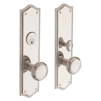 Barclay Baldwin mortise door lock in Lifetime Polished Nickel