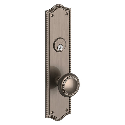 Barclay Baldwin mortise door lock in Lifetime Graphite Nickel