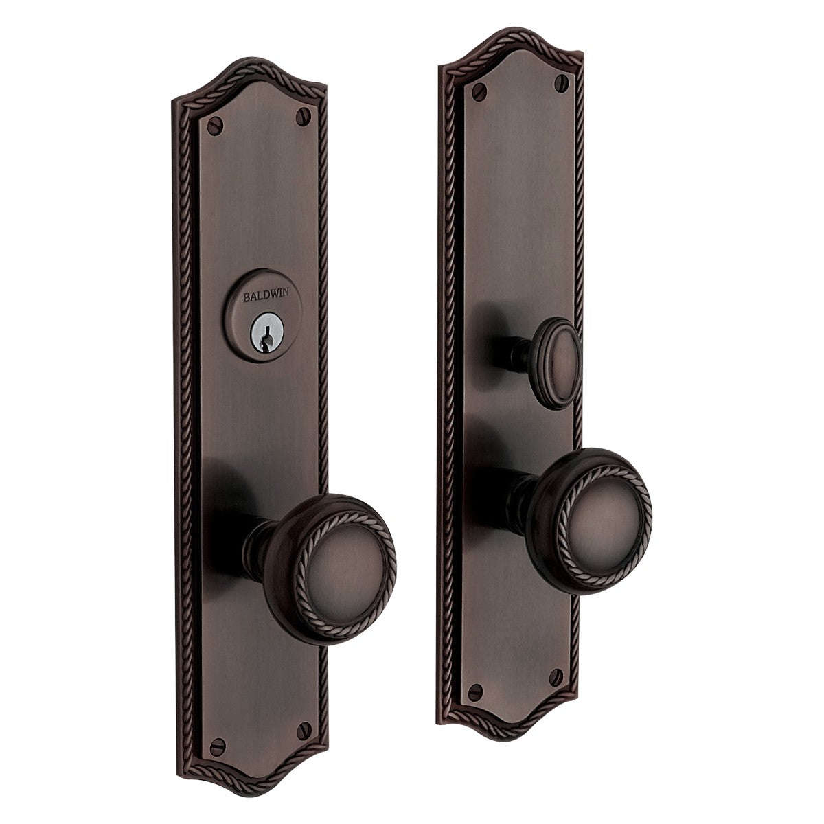 Barclay Baldwin mortise door lock in Venetian Bronze