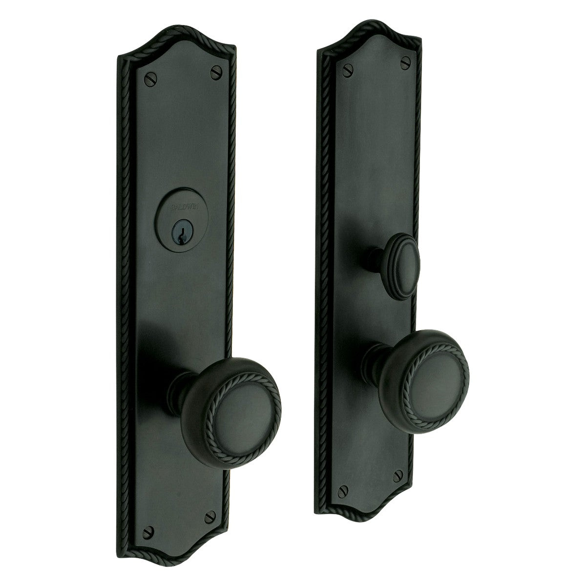 Barclay Baldwin mortise door lock in Satin Black