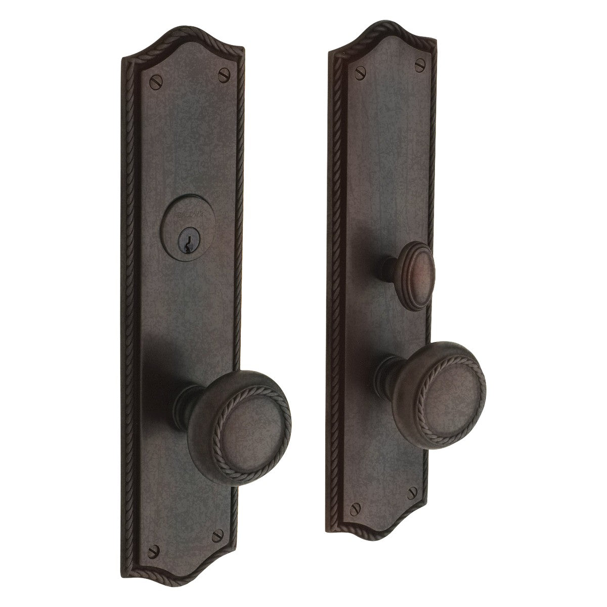 Barclay Baldwin mortise door lock in Distressed Oil Rubbed Bronze
