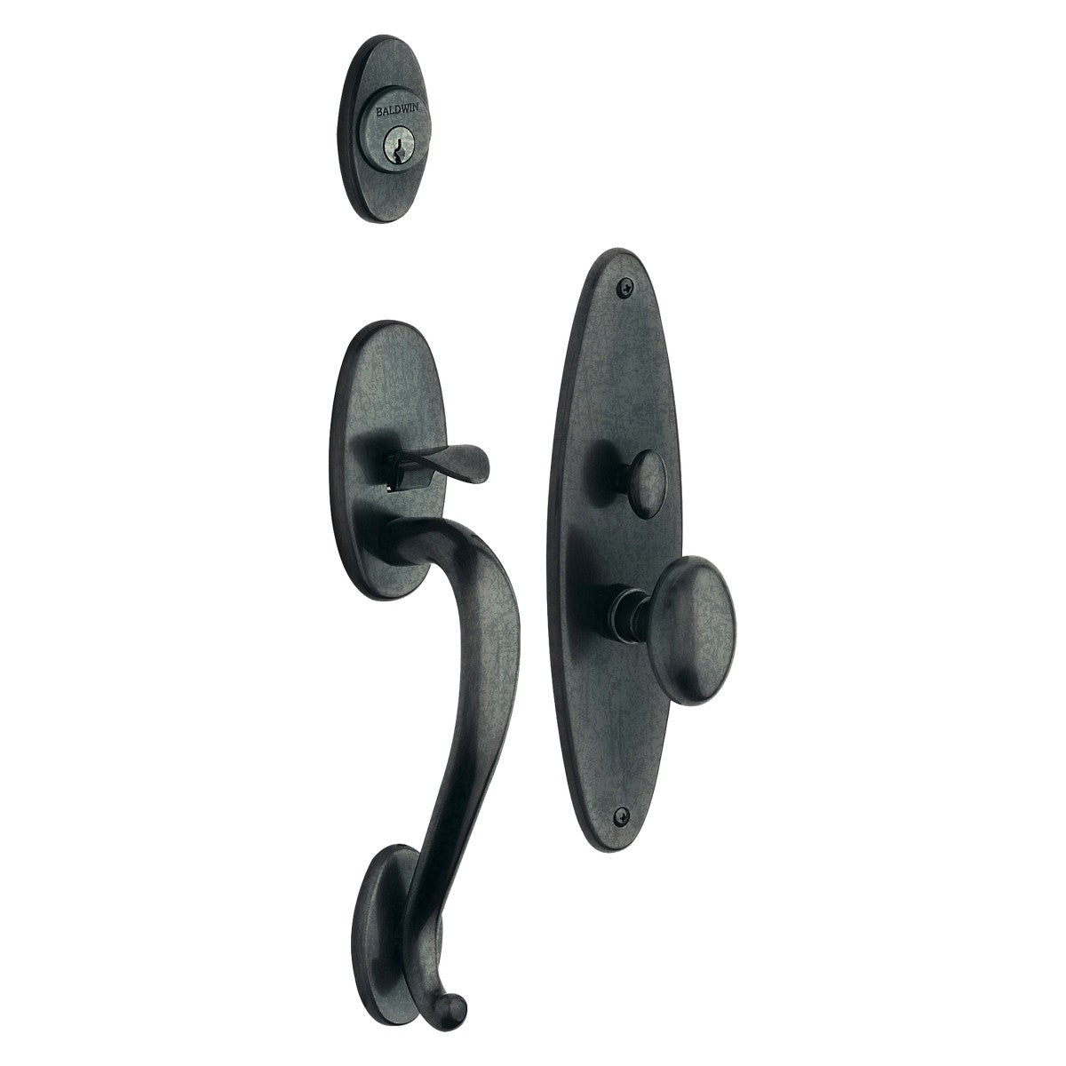 Lexington Baldwin mortise door lock in Distressed Oil Rubbed Bronze