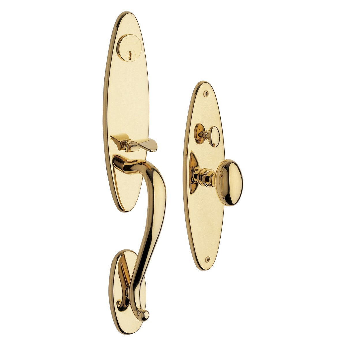 Springfield Baldwin mortise door lock in Lifetime Polished Brass
