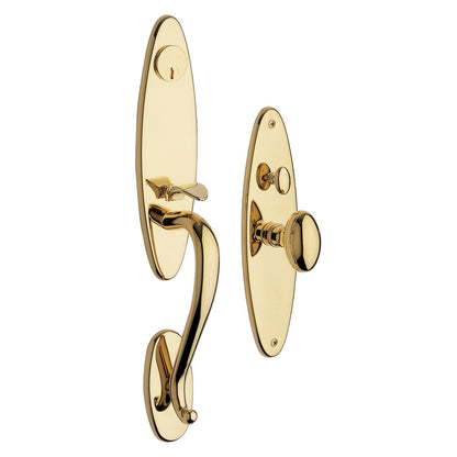 Springfield Baldwin mortise door lock in Lifetime Polished Brass