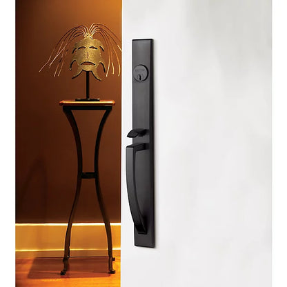 Lakeshore Baldwin mortise door lock in Satin Black