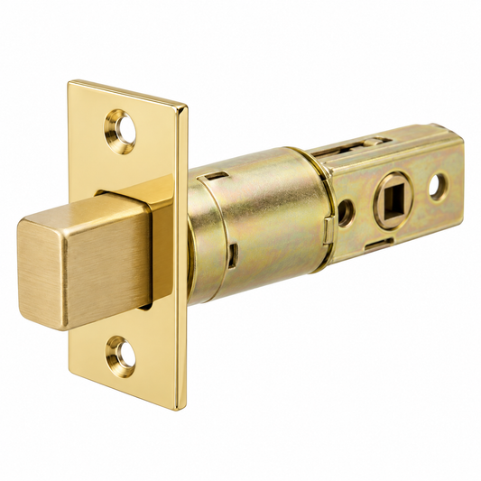 Illustration of deadbolt latch