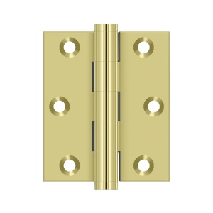 Deltana DSB3025 screen door hinge - US3 polished brass