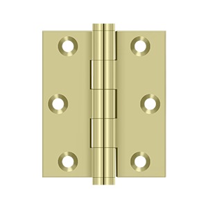 Deltana DSB3025 screen door hinge - US3-UNL unlacquered brass