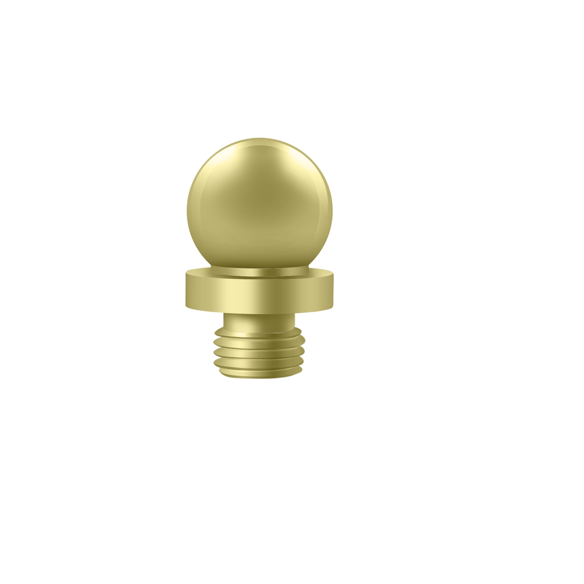 Deltana DSBT3 ball tip finial - US3 polished brass