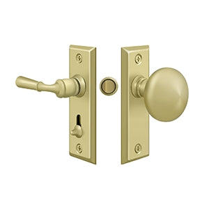Deltana SDLS480 screen door latch in US3 polished brass