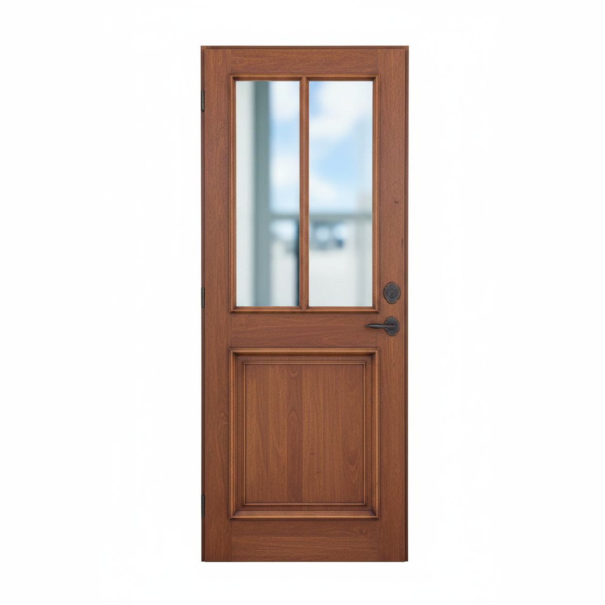 Doors with Glass (exterior) - 100; Custom Stain