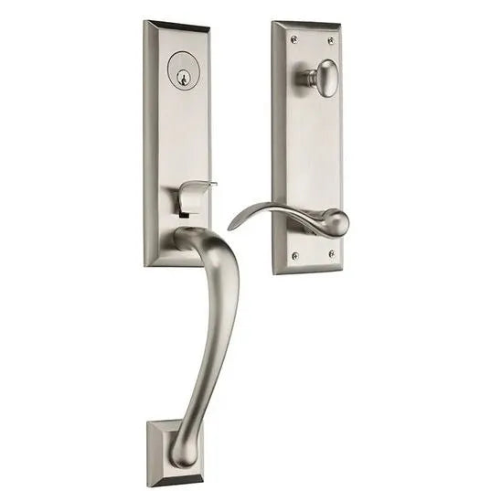 Handleset with Beavertail Lever - 003 - Lifetime (PVD) Polished Brass; LH